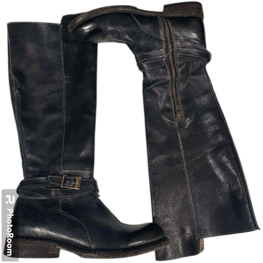 Bed I Stu black knee high boots‎ 7.0
